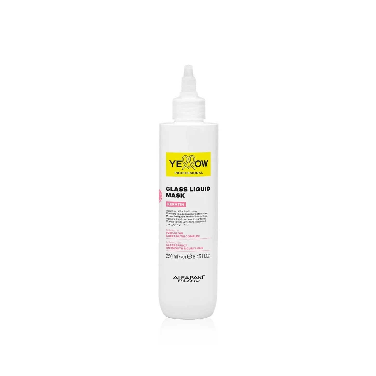 Yellow Professional Keratin Glass Liquid Mask 250ml (8.45floz)