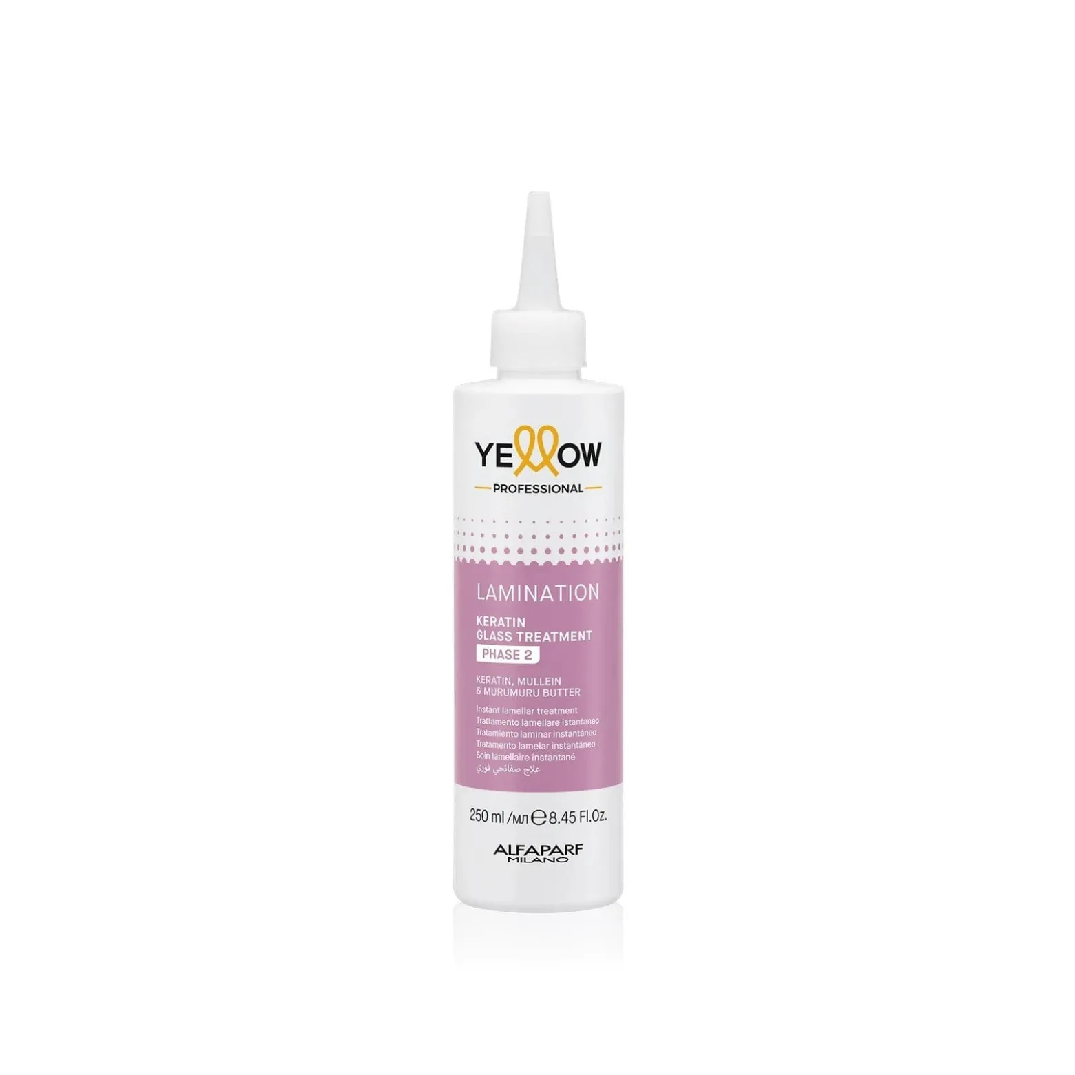 Yellow Professional Lamination Keratin Glass Treatment Phase 2 250ml (8.45floz)