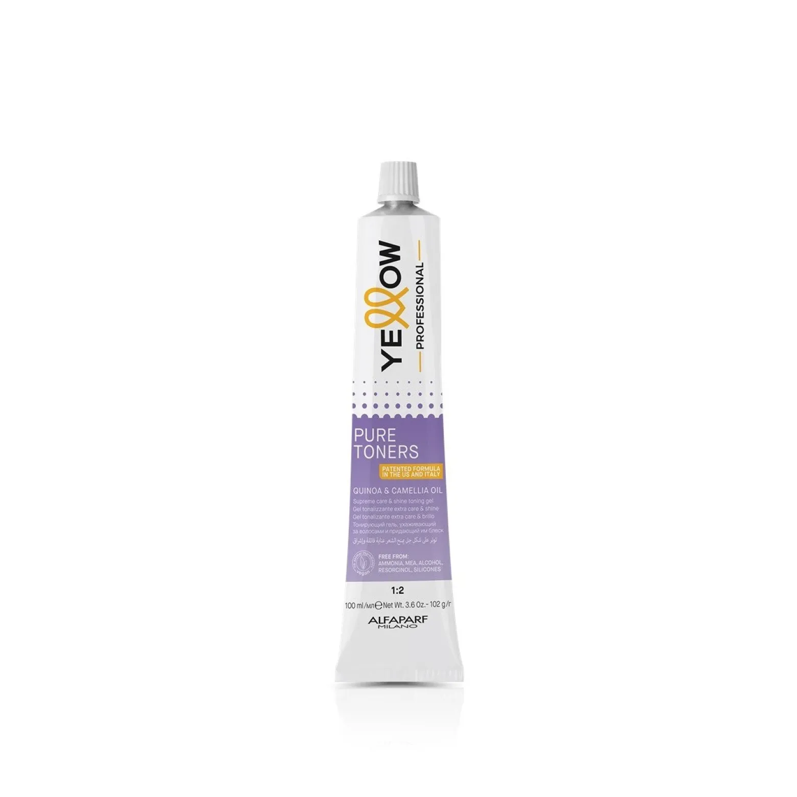 Yellow Professional Pure Toners Supreme Care & Shine Toning Gel .7 Deep Matte 100ml (3.4 oz)