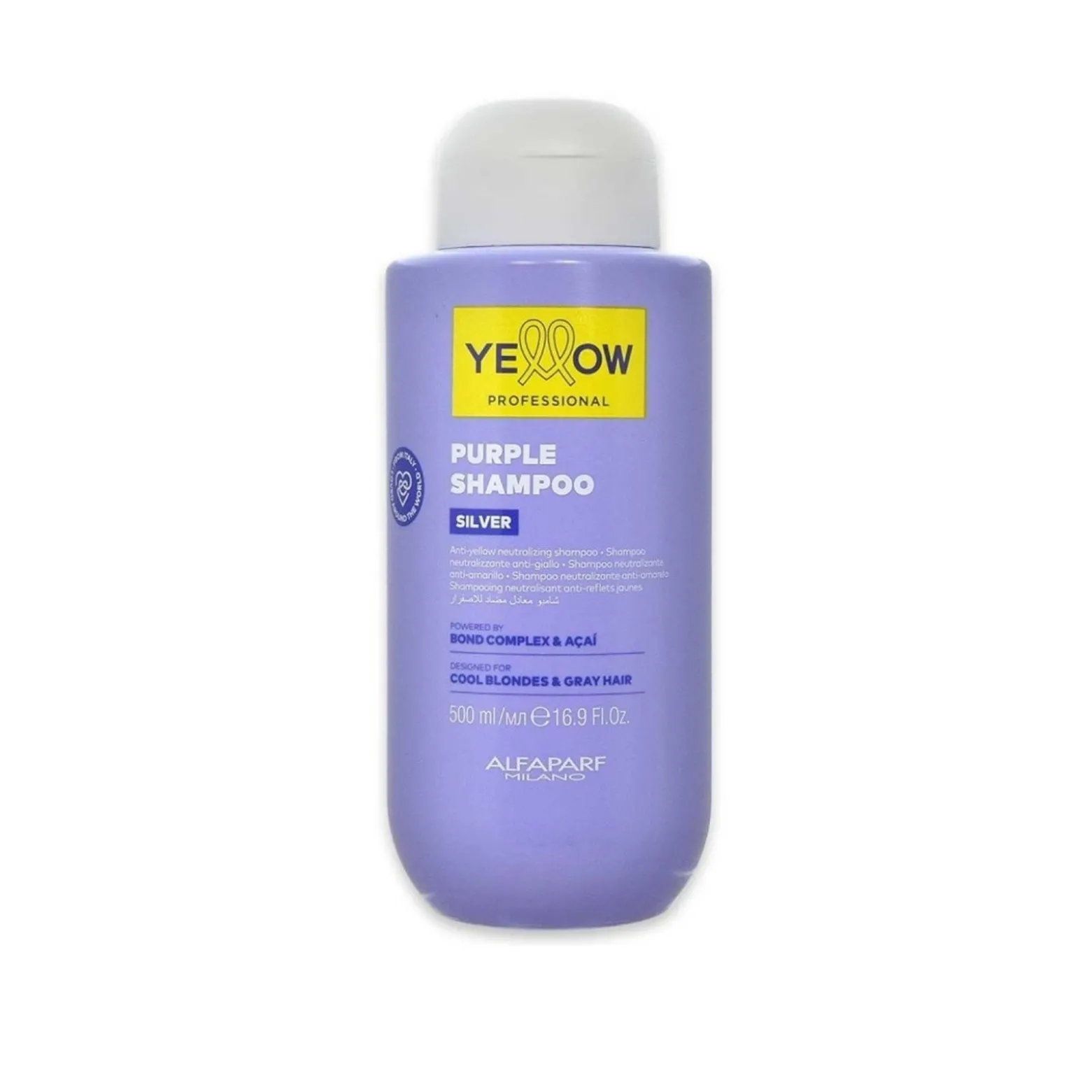 Yellow Professional Silver Purple Shampoo 500ml (16.9floz)