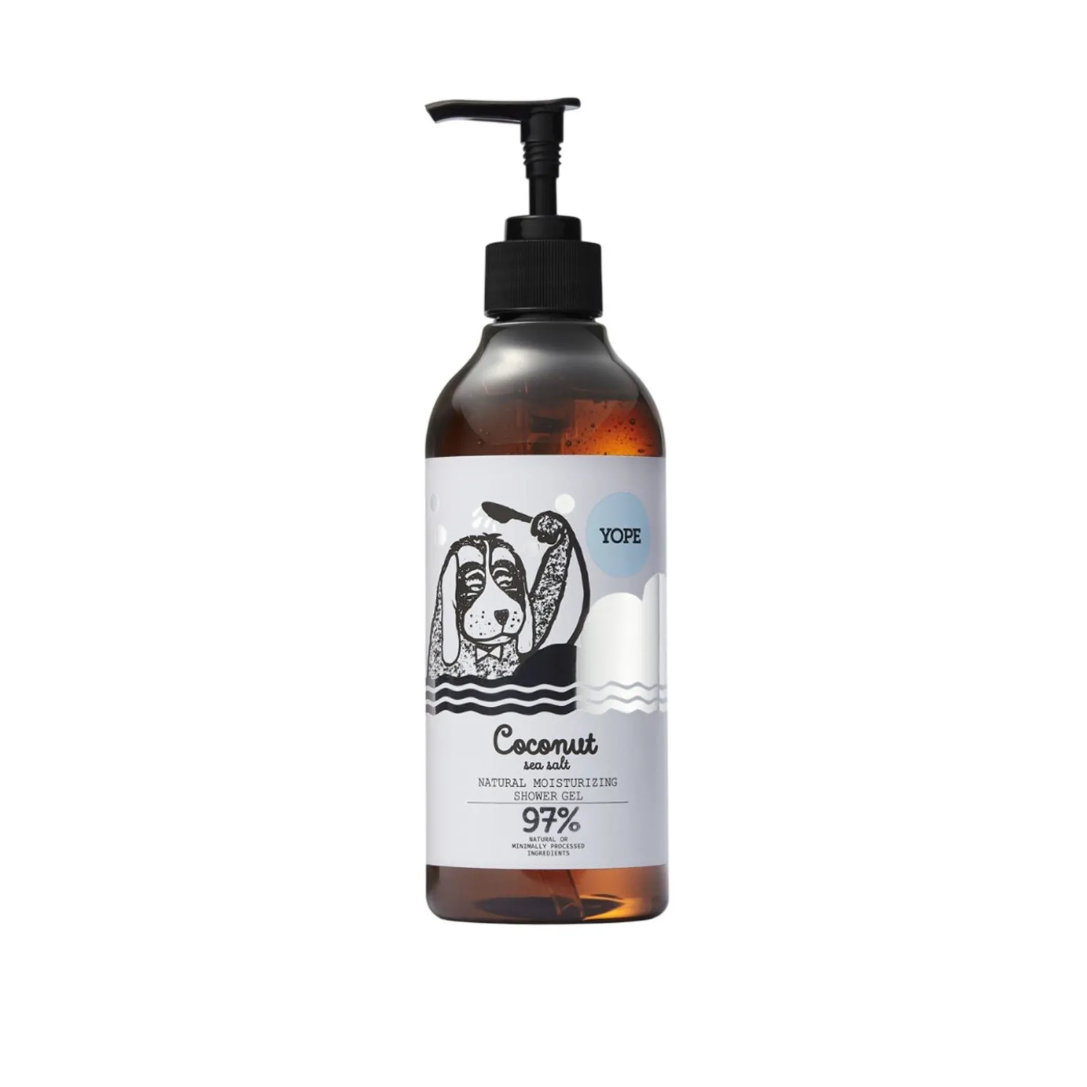 Yope Coconut and Sea Salt Natural Moisturizing Shower Gel 400ml (13.5floz)