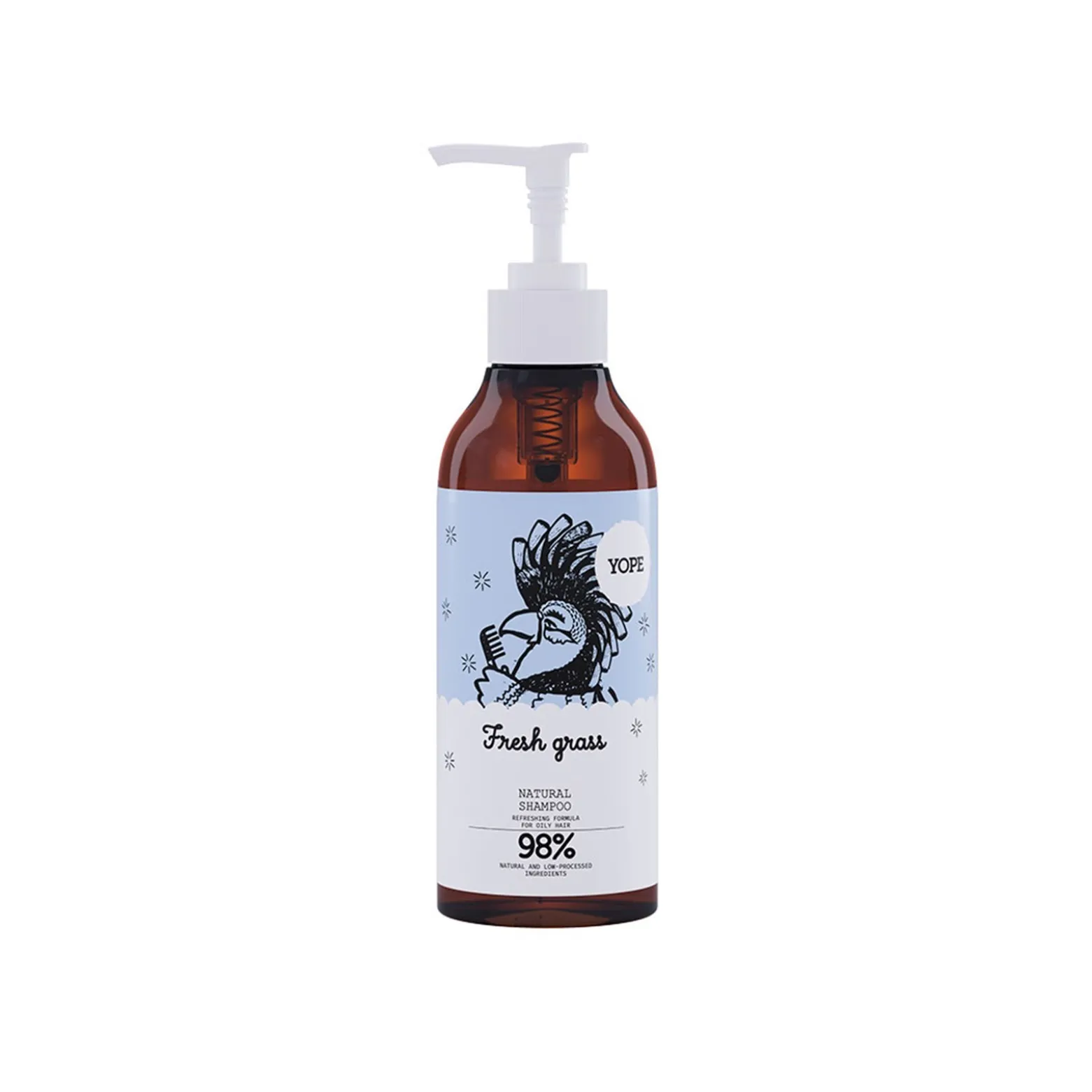 Yope Fresh Grass Natural Shampoo 300ml (10.1 fl oz)