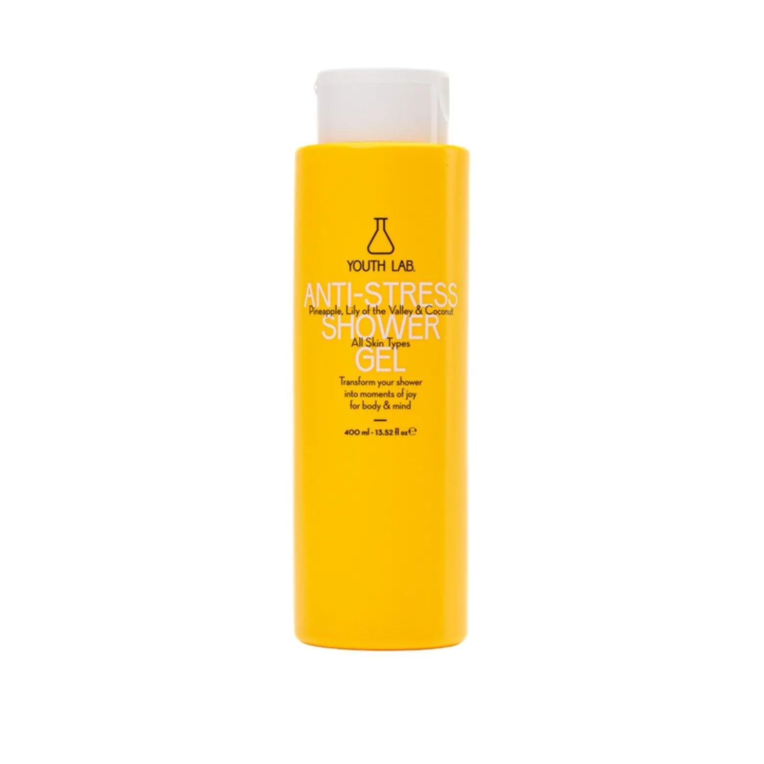 YOUTH LAB Anti-Stress Shower Gel Pineapple, Lily of the Valley & Coconut 400ml (13.52floz)
