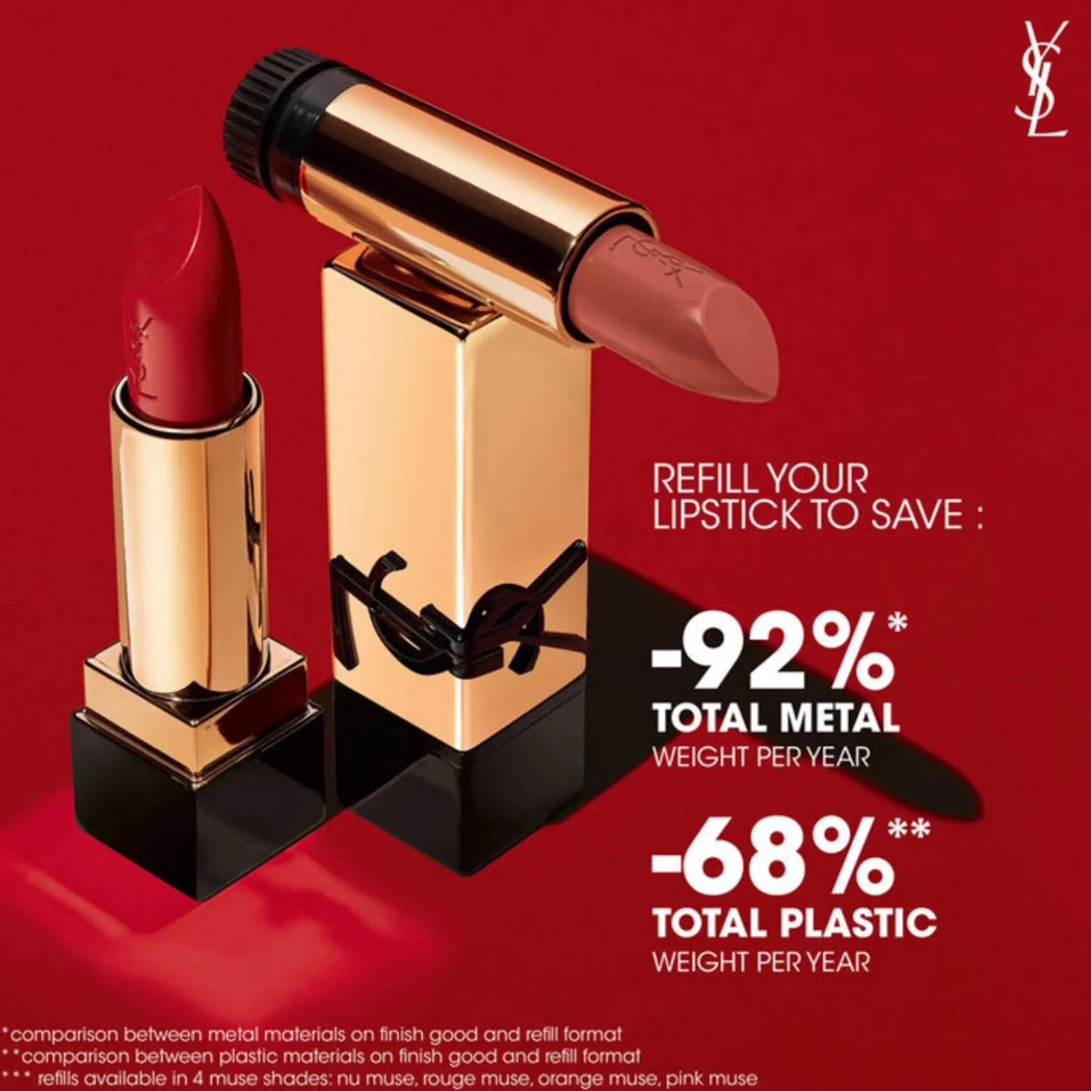 Yves Saint Laurent Rouge Pur Couture Satin Color Lipstick N15 Nude Self 3.8g (0.13oz)