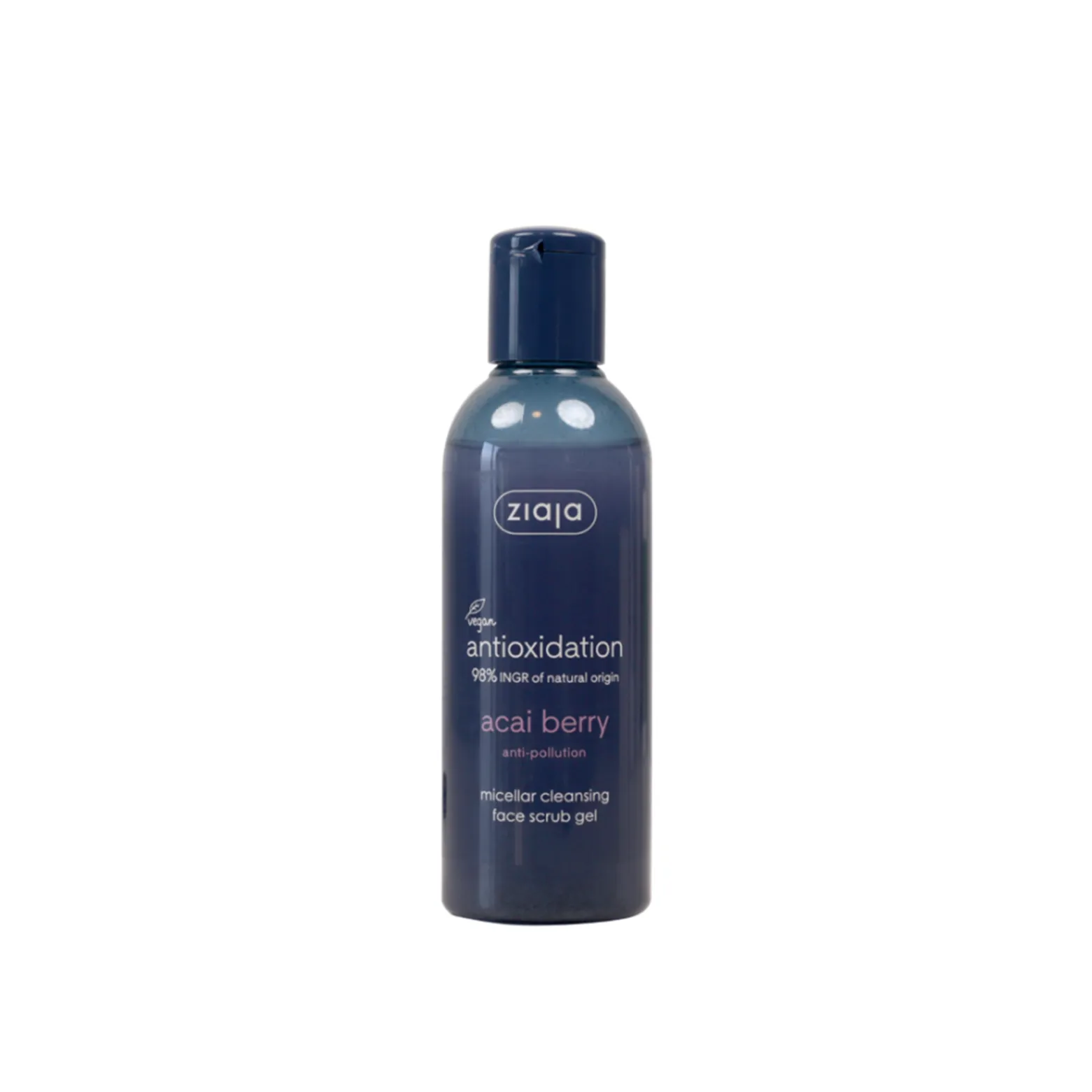 Ziaja Acai Berry Antioxidation Micellar Cleansing Face Scrub Gel 200ml (7.0 fl oz)
