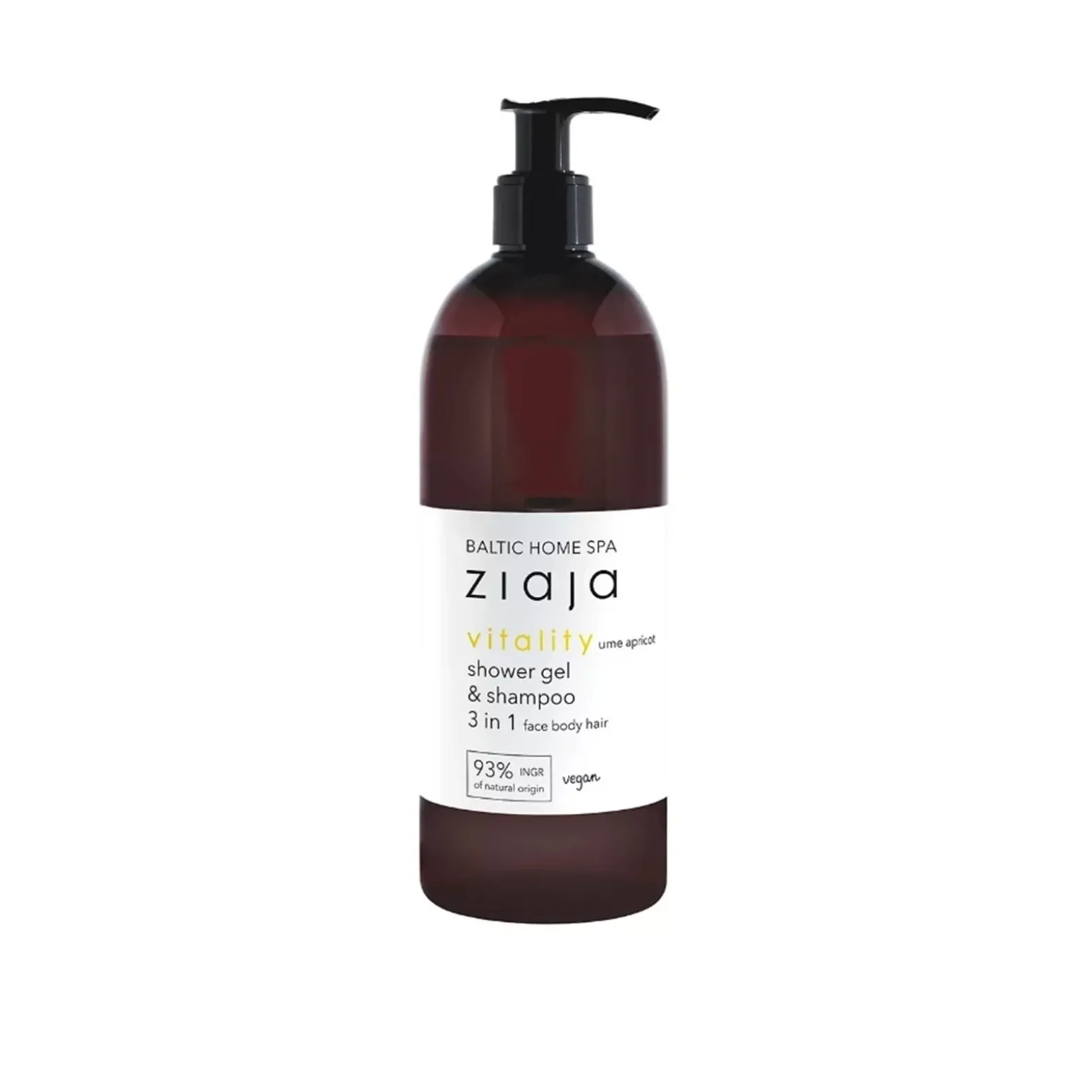 Ziaja Baltic Home Spa Vitality Shower Gel & Shampoo 3-In-1 500ml (17.6floz)