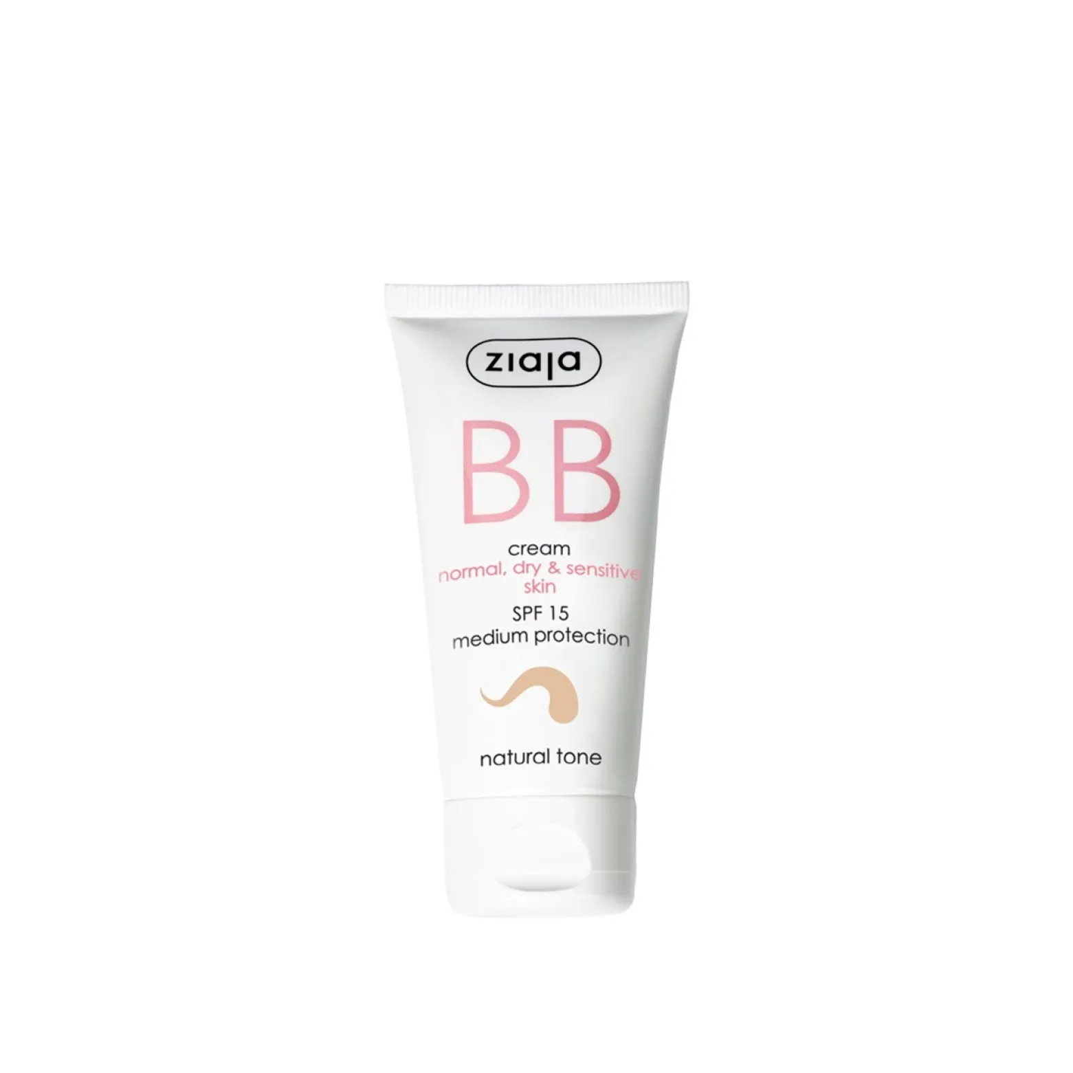 Ziaja BB Cream for Normal Dry & Sensitive Skin SPF15 Natural Tone 50ml (1.7 fl oz)