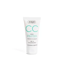 Ziaja CC Cream Irritated, Sensitive Skin with Dilated Capillaries SPF10 (1.7floz)