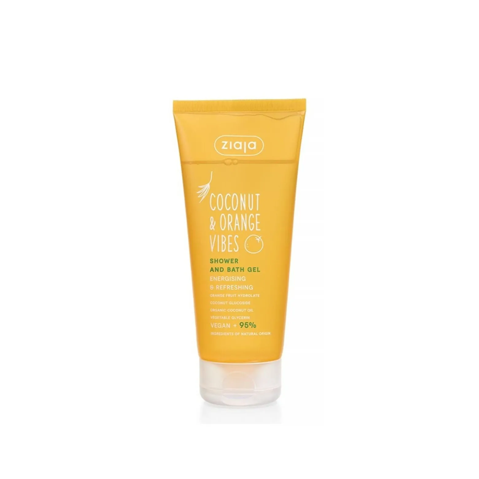 Ziaja Coconut & Orange Vibes Shower and Bath Gel 200ml (7.0floz)