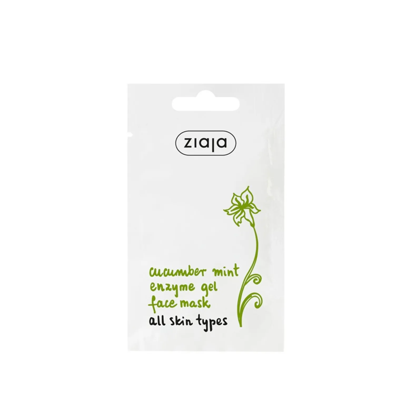 Ziaja Cucumber Mint Enzyme Gel Face Mask 7ml (0.24 fl oz)