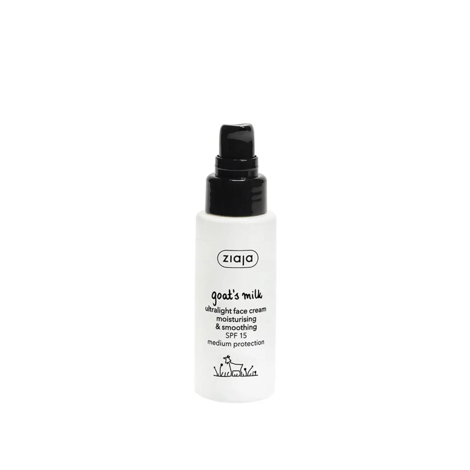 Ziaja Goat's Milk Ultralight Face Cream Moisturizing & Smoothing SPF15 50ml (1.7 fl oz)