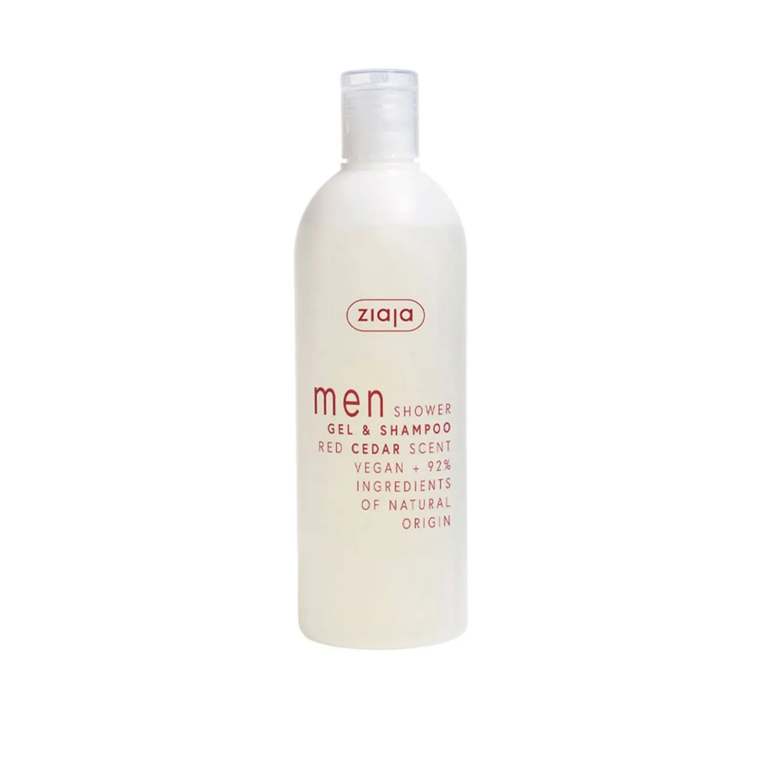 Ziaja Men Shower Gel & Shampoo Red Cedar 400ml (14.1floz)