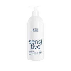 Ziaja Sensitive Skin Wash Gel for Face & Body 400ml (14.1 fl oz)