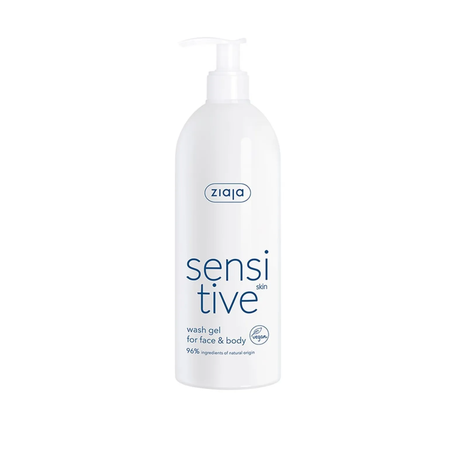 Ziaja Sensitive Skin Wash Gel for Face & Body 400ml (14.1 fl oz)